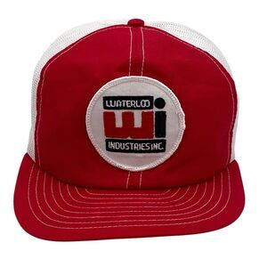 Vintage Waterloo Industries Inc Snapback Mesh Back Hat Louisville MFG Co (H22)
